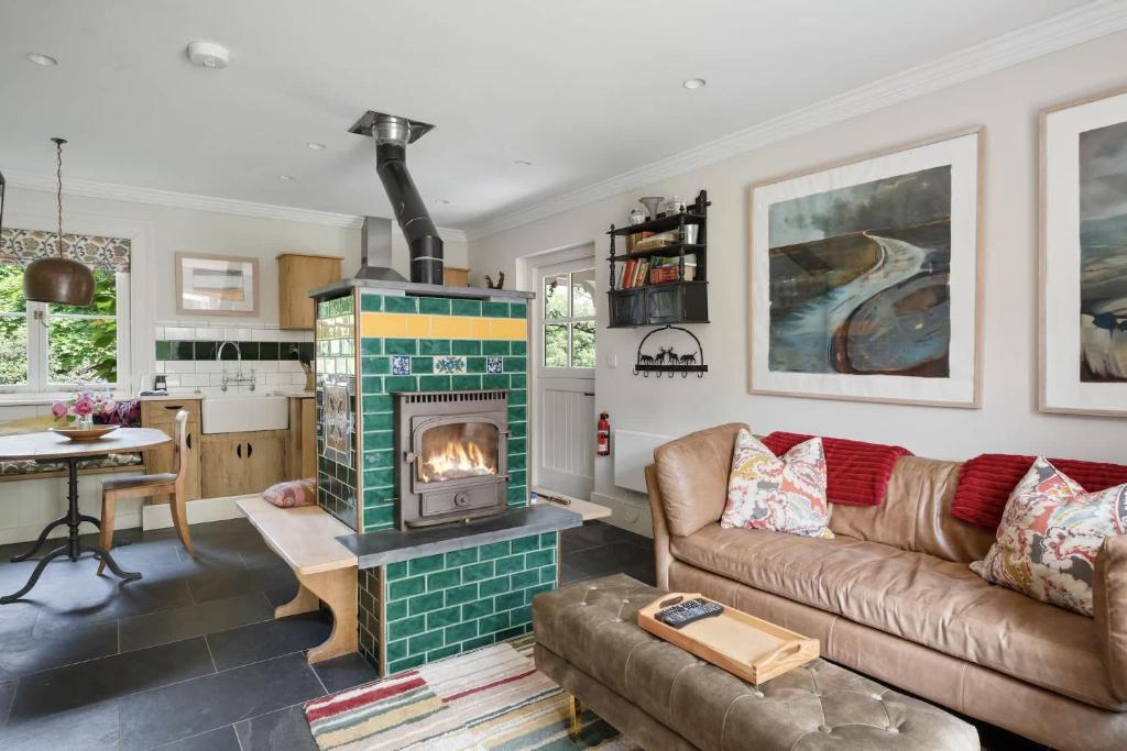 The East Wing Set in Beautiful Gardens Parking, Combe Florey