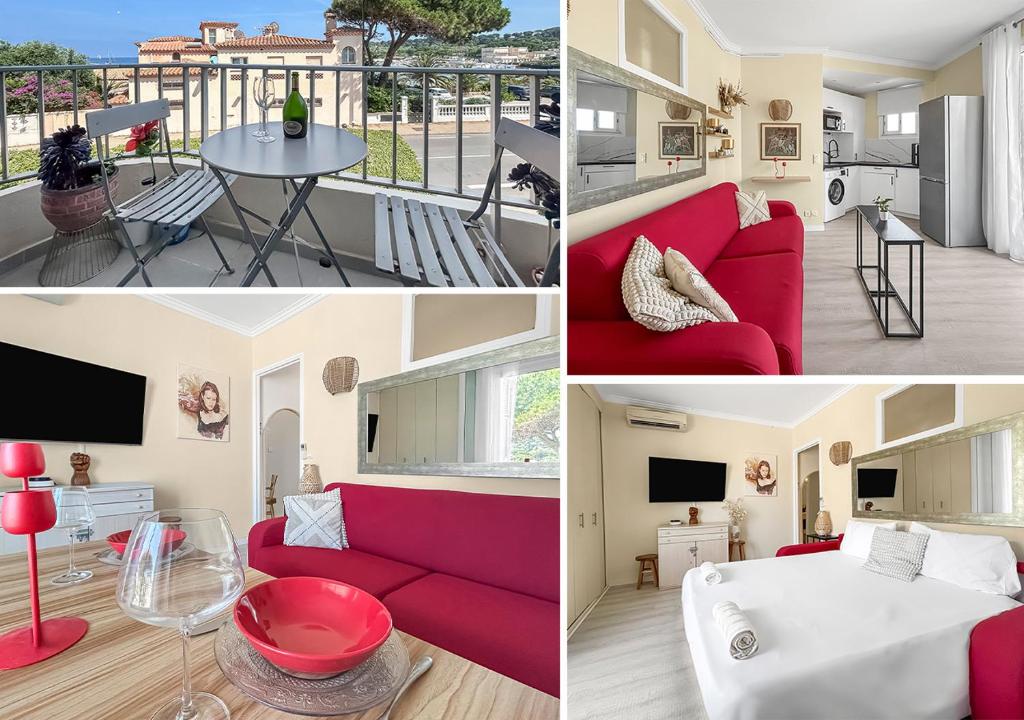 Studio Cap d Antibes Balcon vue mer - 4