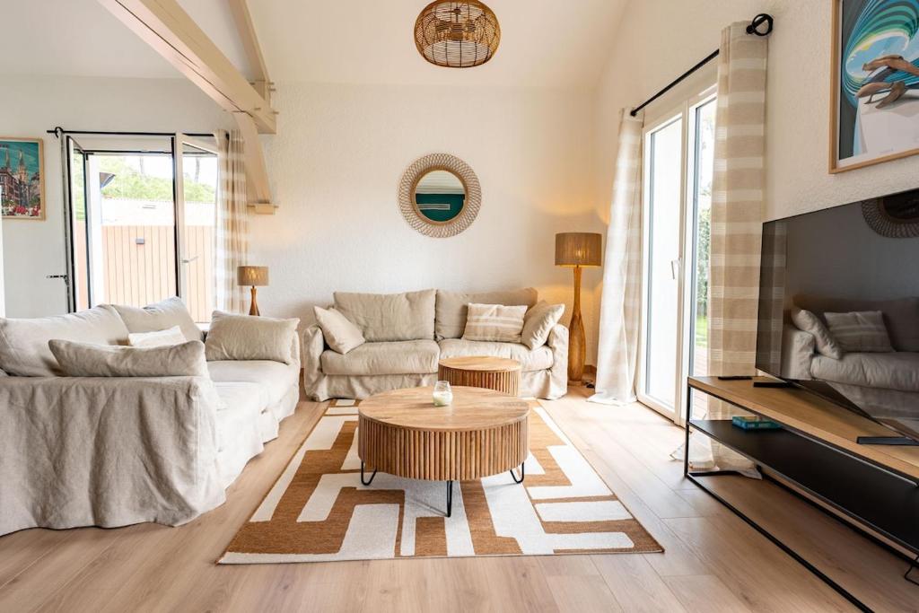 Villa Ravel à Capbreton, piscine et détente - 3