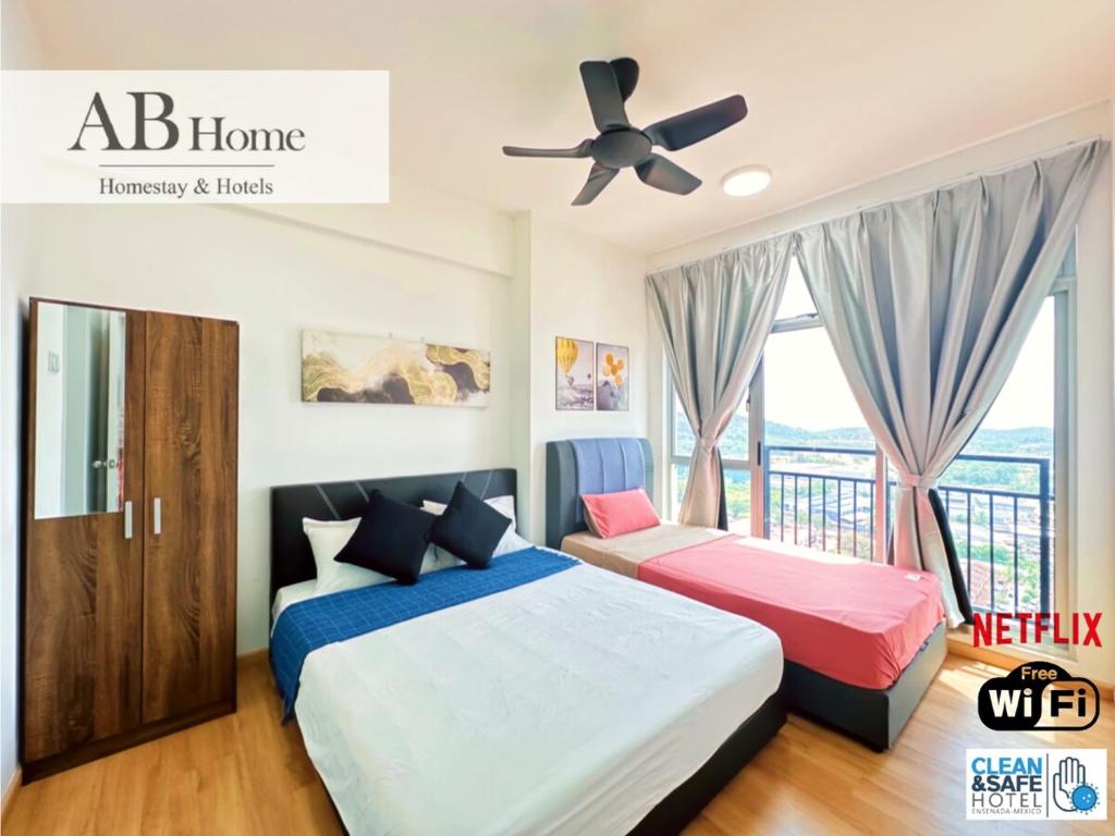 ABHome FRIDAY Suite #Midas Seri Alam #City view #Mall #Masai JB, Masai