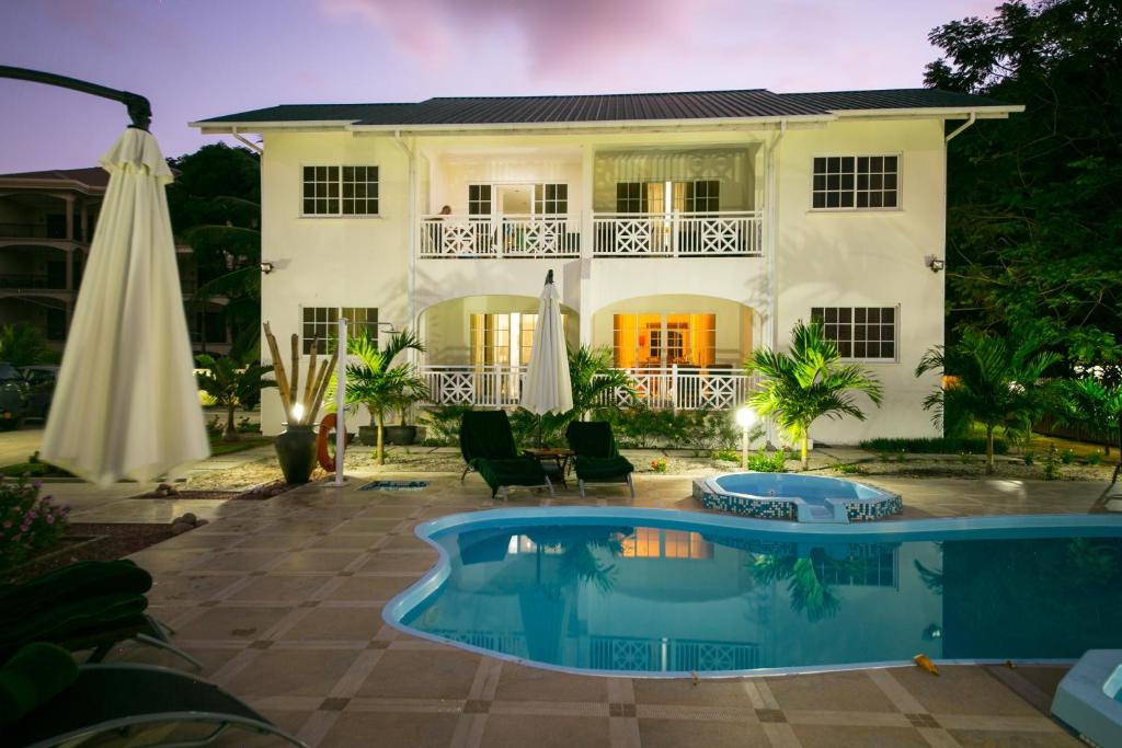 Exterior view, Villa Koket in Seychelles Islands