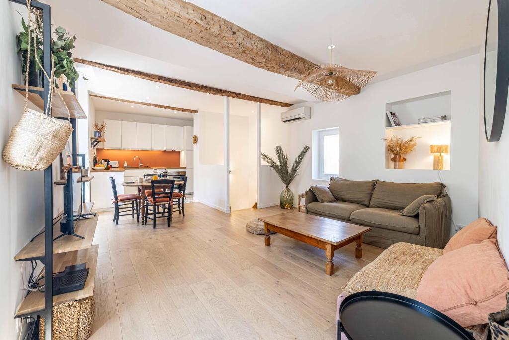 L'EMERAUDE duplex confortable au cœur de Cannes, proche plage du Midi et Palais - 2