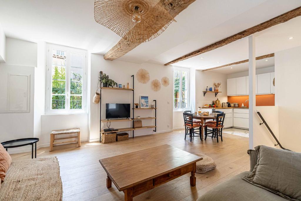 L'EMERAUDE duplex confortable au cœur de Cannes, proche plage du Midi et Palais - 3