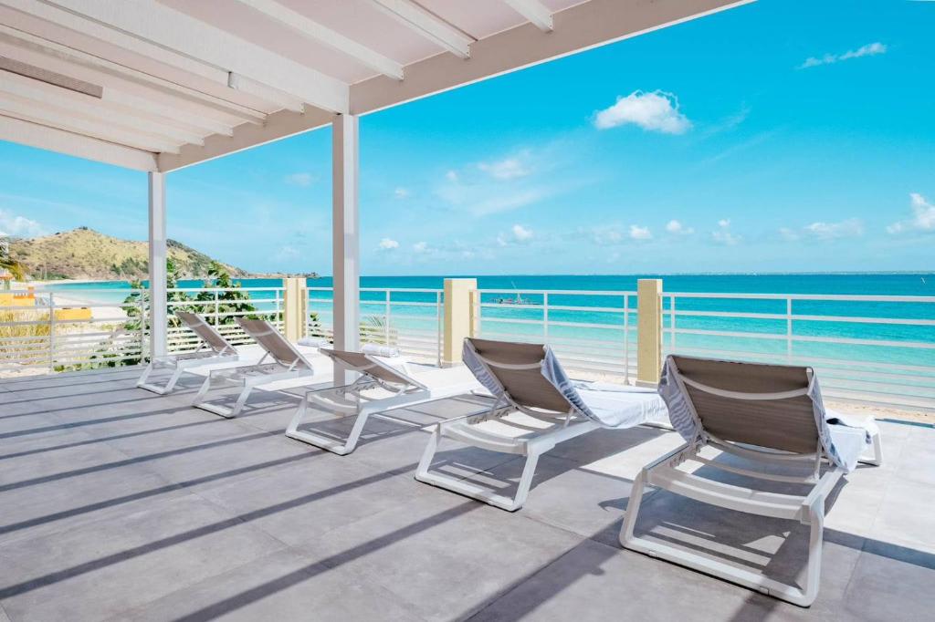 Suite 1 - Les pieds dans le sable de Grand-Case, un bien nouveau et rare dans la toute nouvelle résidence Mogador, Grand Case