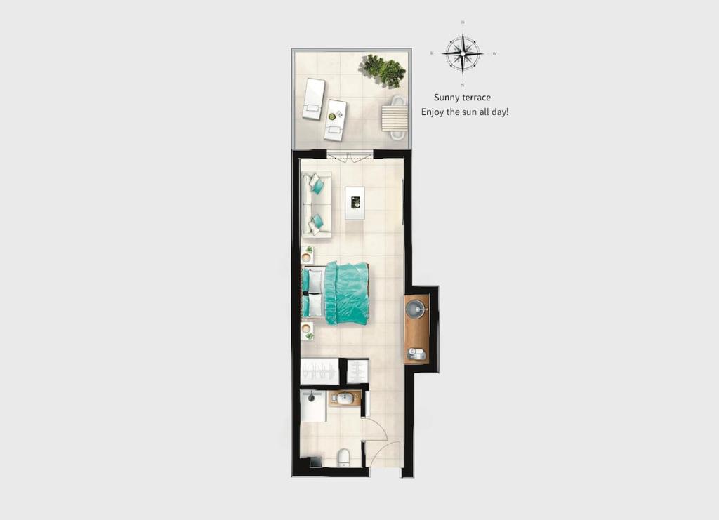 Sunny Terrace I Heated pool I King bed I Cook Zone I Parking - 2