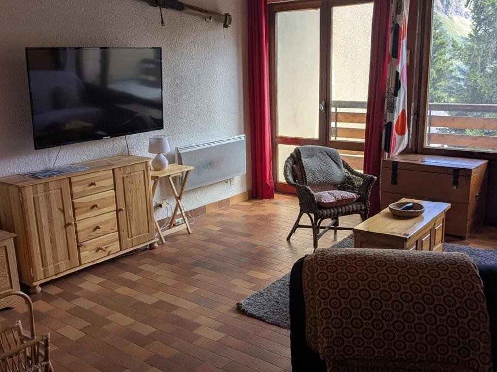 Charmant T2 5 pers, Sud, balcon, TV, lave-linge, garage optionnel, calme à Orcières - FR-1-262-187 - 1