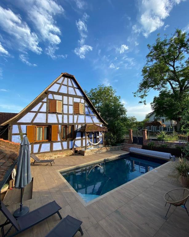 Le Clos Bleu - Gite Rural, Schillersdorf