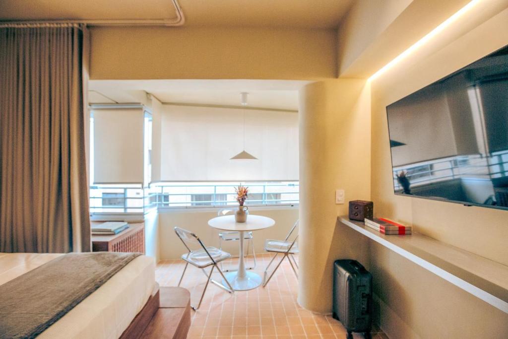 Studio c/ Piscina até 3 pessoas ao Lado do Allianz, São Paulo