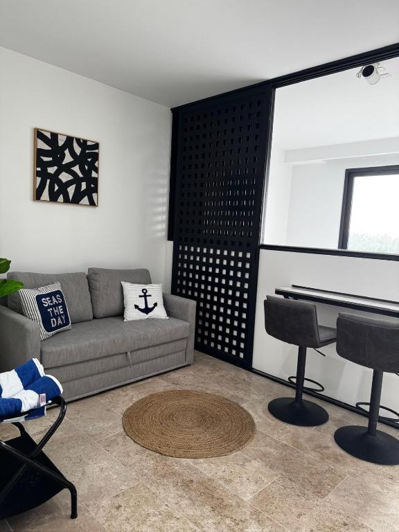 Romantic Ocean View 1BR,Fast WiFi & 2 min to Beach, Playa del Carmen