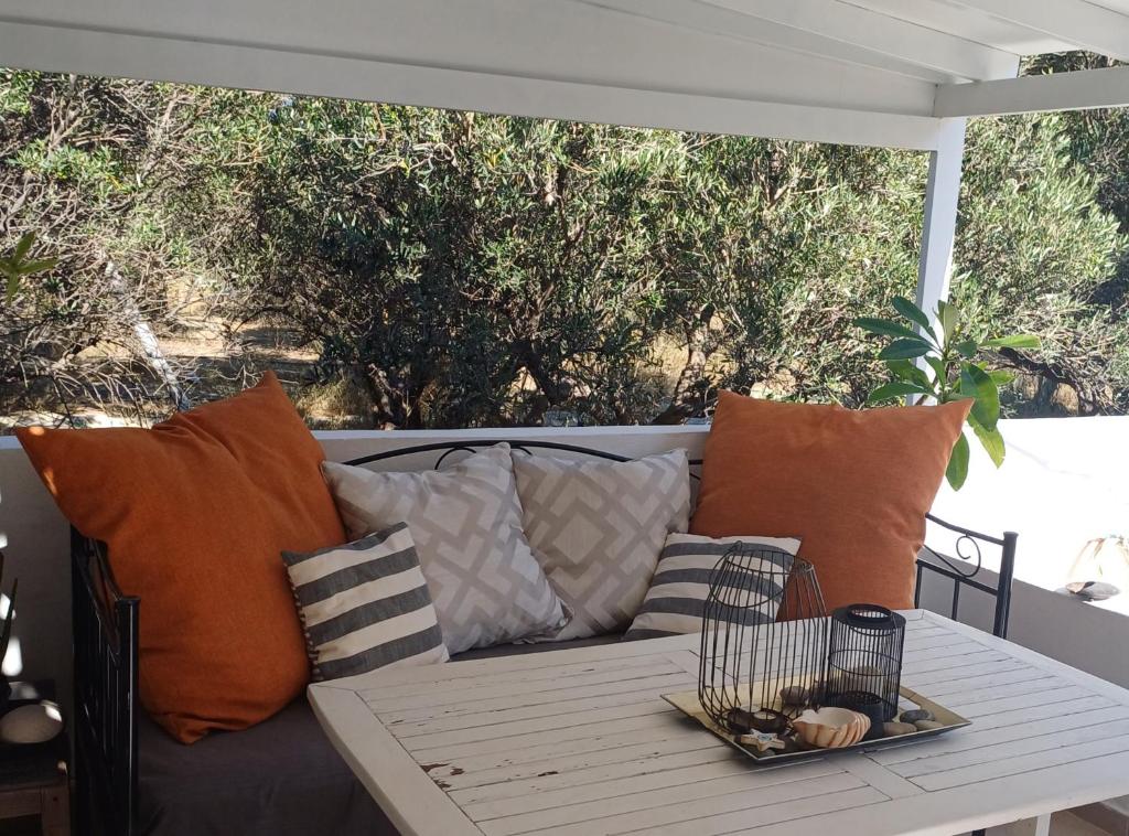 On the beach, Koutsounari