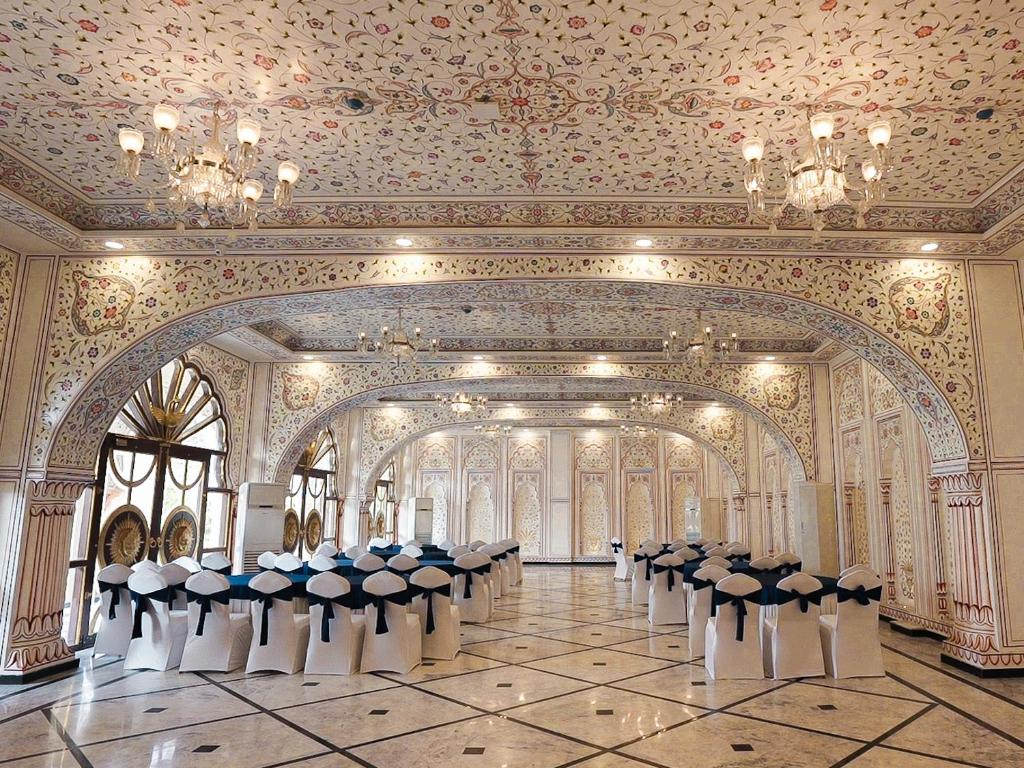 Banquet hall, Umaid Haveli-A Heritage Style Hotel & Resort in Jaipur