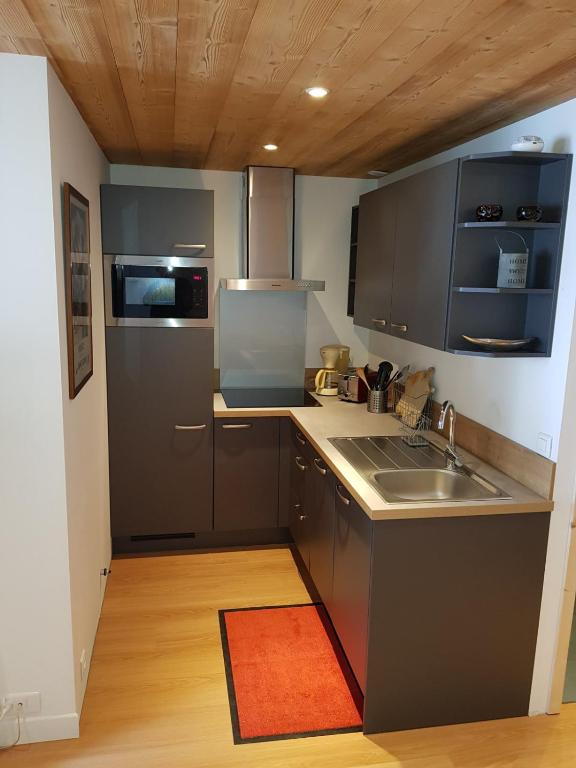 Modern Apt With View On The Aiguille Du Midi 전경