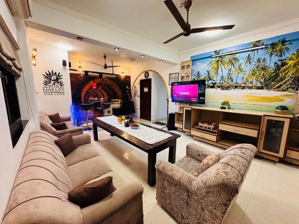 Casa Europe 6BHK With Pool & 5 mins Beach, Calangute