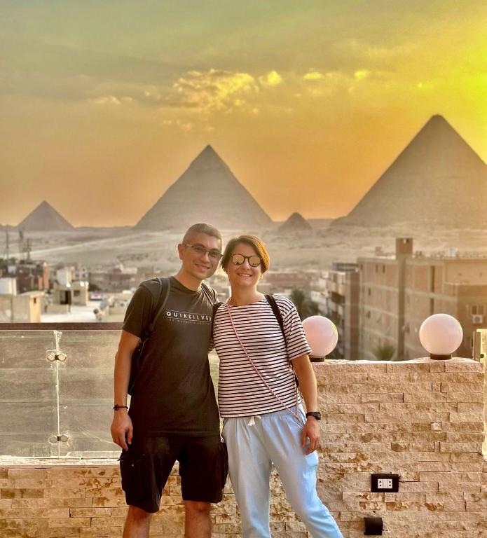 Ayla pyramids view, Káhira