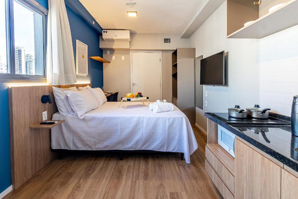 ID2002 - Studio c/ Piscina | Paraíso | VL. mariana, São Paulo