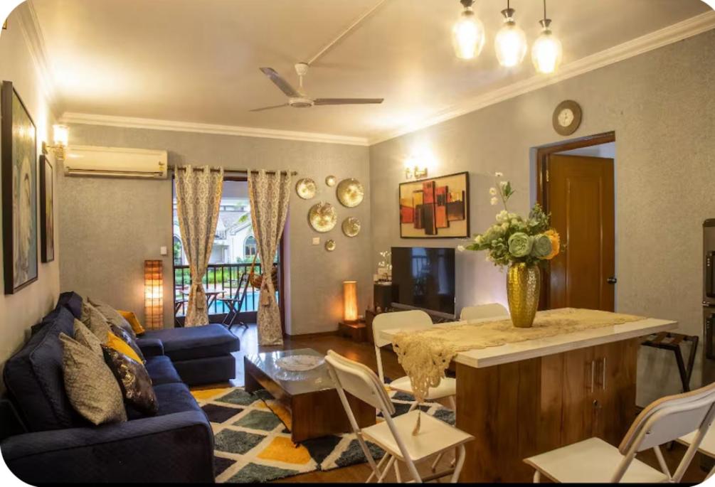 Jazz By ThePool -Luxury Pool View Apartment, Arpora