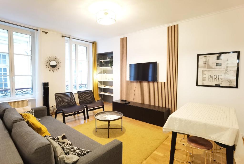 Calm apt 60m2 near Notre-Dame and Seine 2bdrs N4-4b - 1