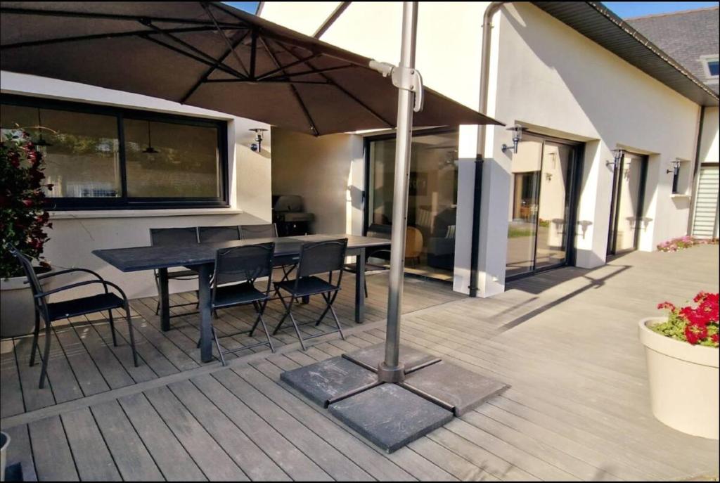 Le Garros - Maison familiale calme 300m des plages, Carantec