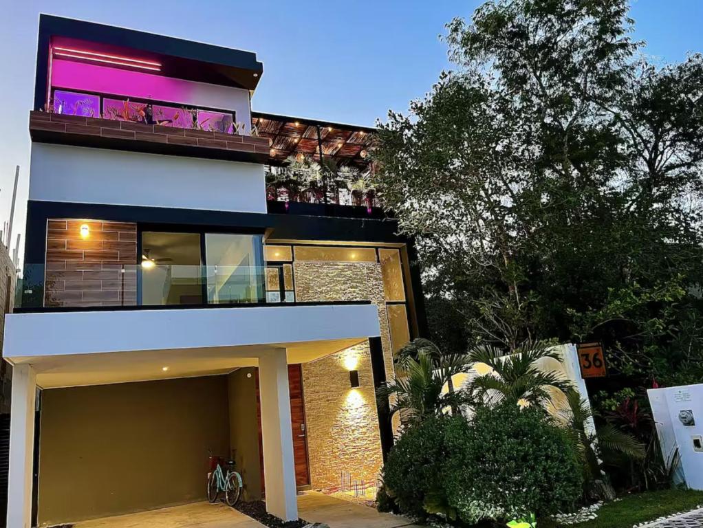 The Strelitzia Project with Private Cenote & Infinity Pool, Playa del Carmen