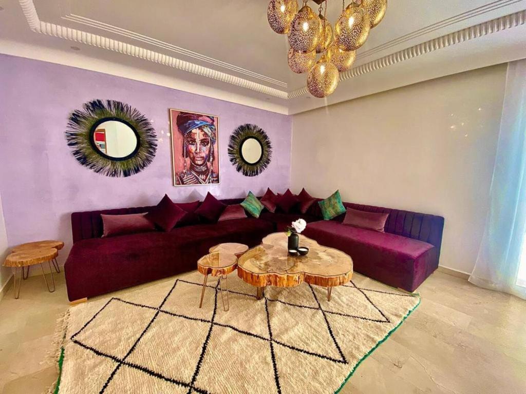 Elegant appart & Best location-parking-Optic fiber, Marrakech