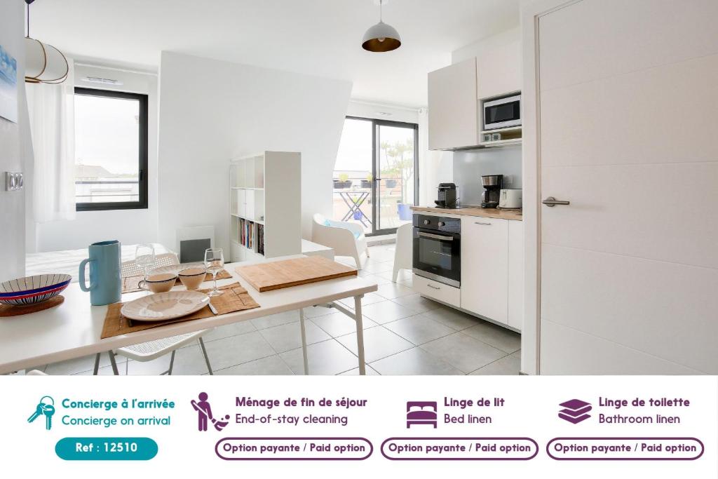 Studio pour 2 avec balcon - 700 m de la plage - 3