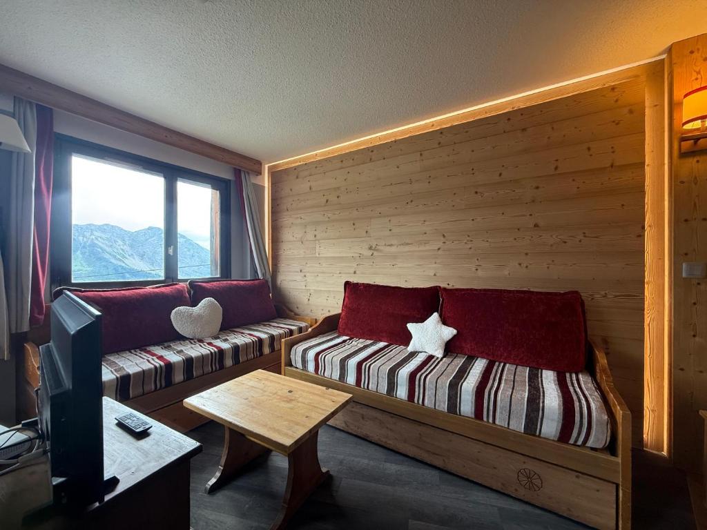 DEUX PIÈCES CHALEUREUX VUE IMPRENABLE Résidence Datcha AU PIED DES PISTES - 4