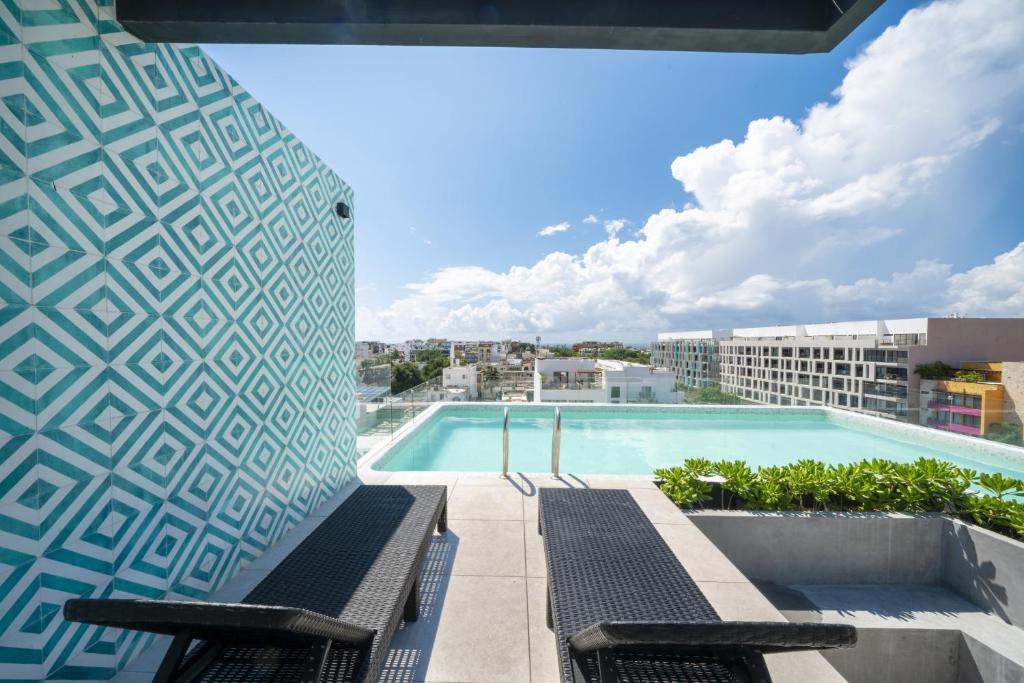 Comfortable Studio with Pool in a Central Area - Playa del Carmen - Huaya 501, Playa del Carmen