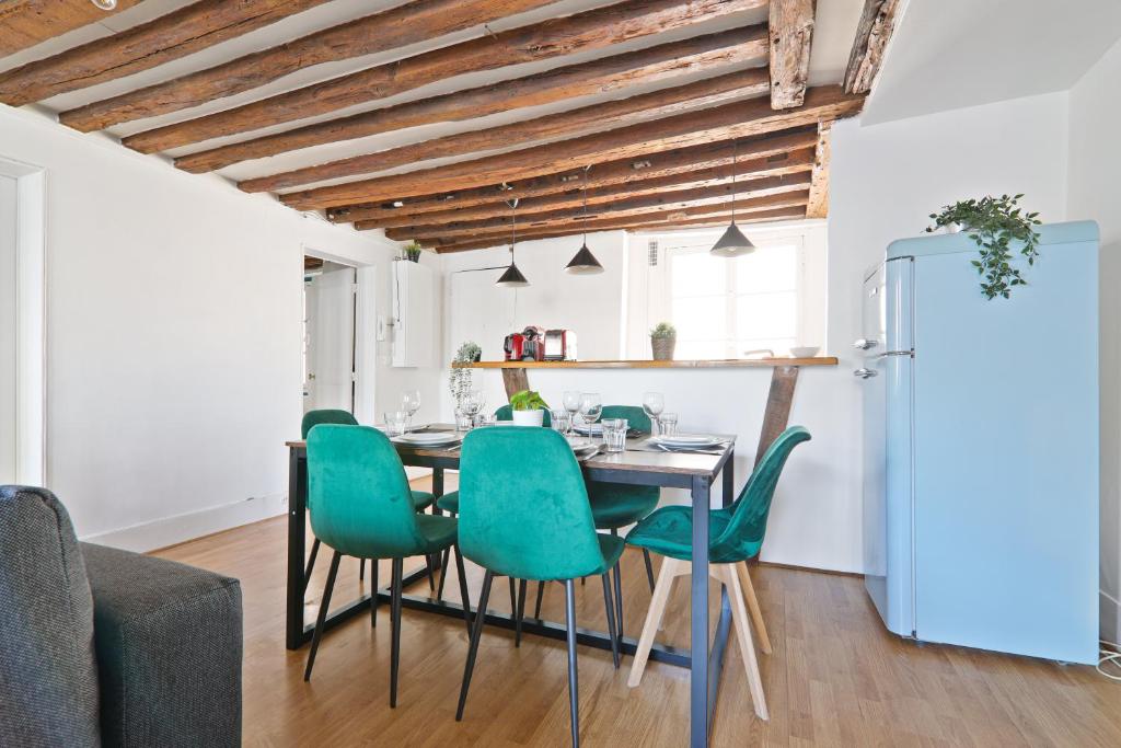 Musee du Louvre 5 Luxurious Apartment 1BR-6P Free Netflix - 3