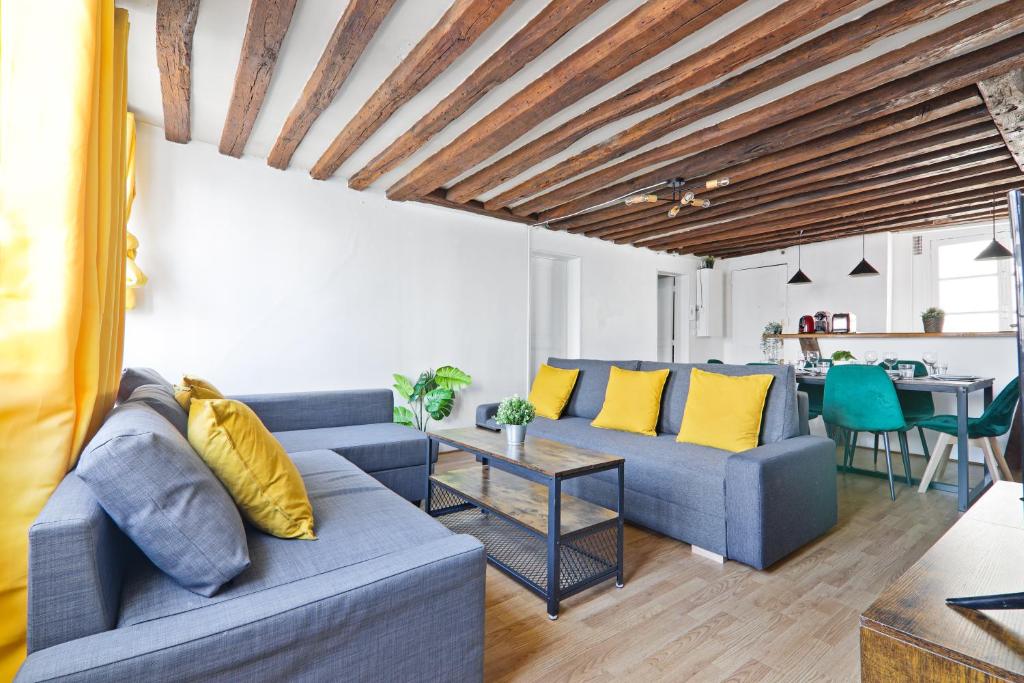 Musee du Louvre 5 Luxurious Apartment 1BR-6P Free Netflix - 4