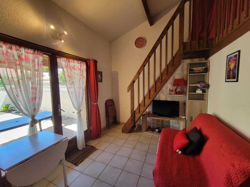Jolie maison d'angle, pour 4 couchages, terrasse, résidence piscine commune à 400m plage de PORTIRAGNES PLAGE LRJP134 - 4