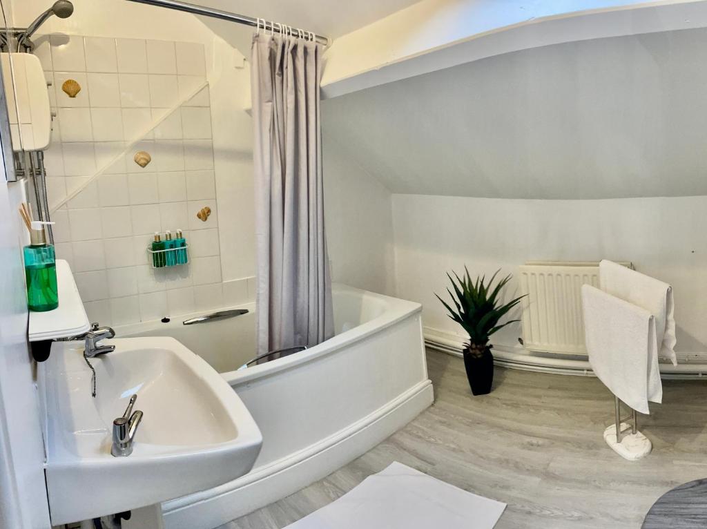 Room with Newly Renovated Private Bathroom above Village Pub Stag Inn Crosby Maryport