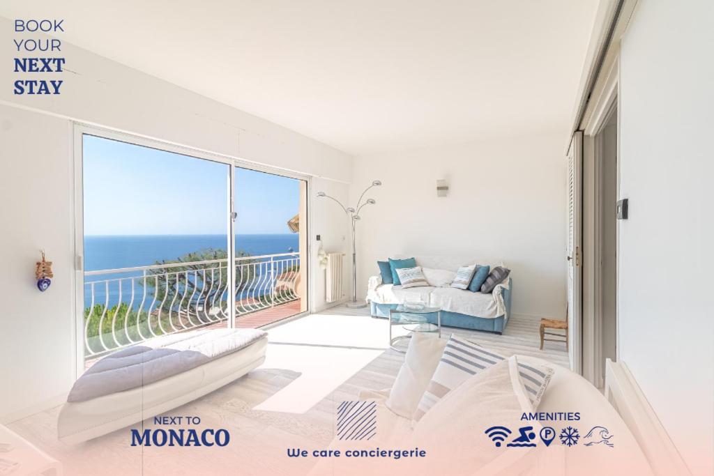 Family Villa-sea view, pool and garden near Monaco - 1