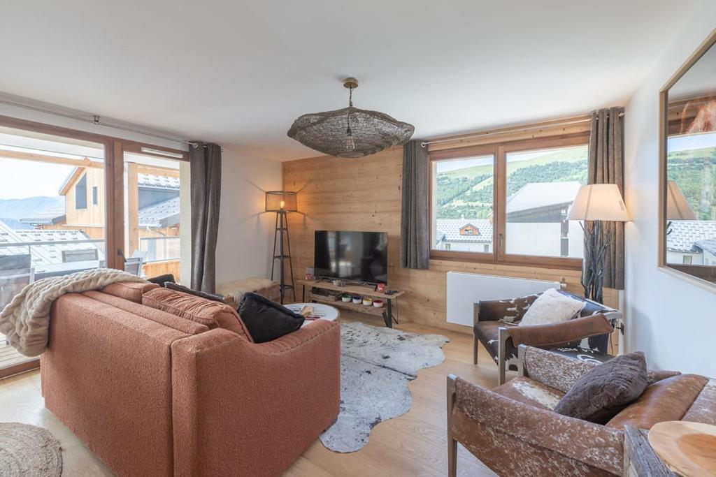 Alpe d'Huez Houses - Chez Cathy - Fermes de l'Alpe - Fabuleux 2 chambres neuf pour 6 personnes - 5