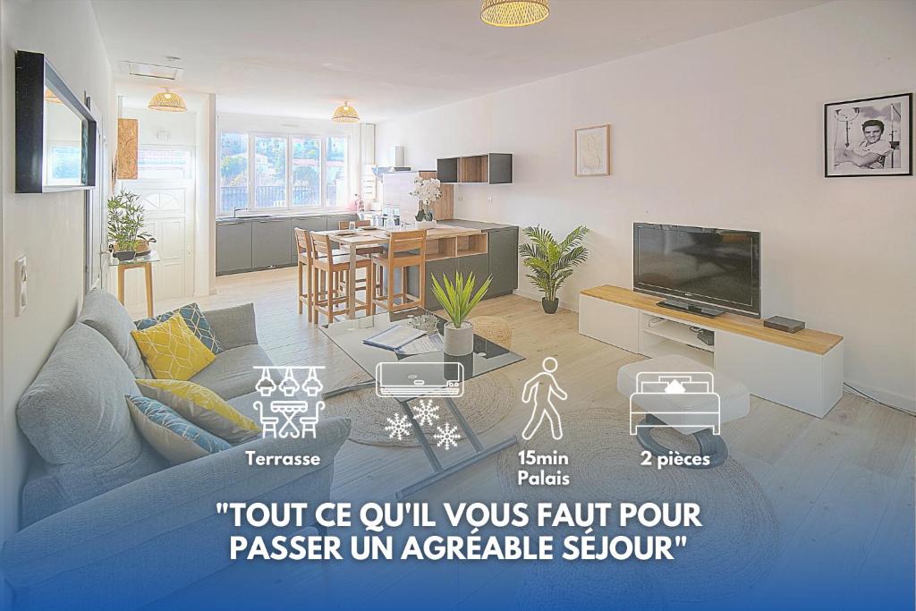 Le Guid - 15 min plage - VCA, Cannes