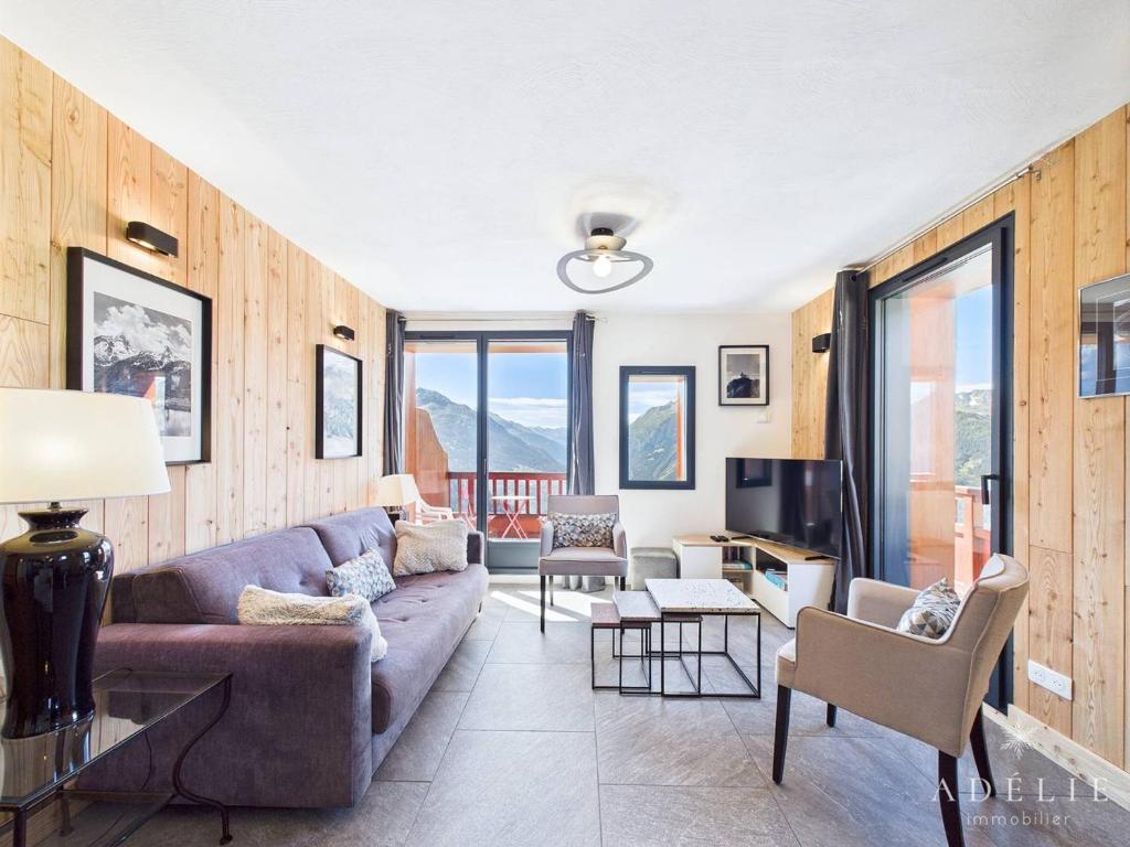 Duplex 5 pièces, 100m des pistes, Parking et WIFI - FR-1-398-644, Montvalezan