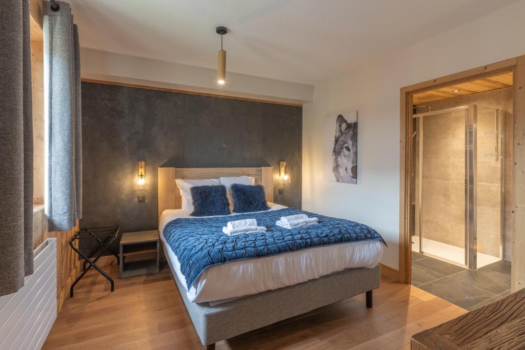 Alpe d'Huez Houses - Hameau de Clotaire - Le cocon blanc - Duplex 5 chambres - cheminée wellness - Ski aux pieds - 4