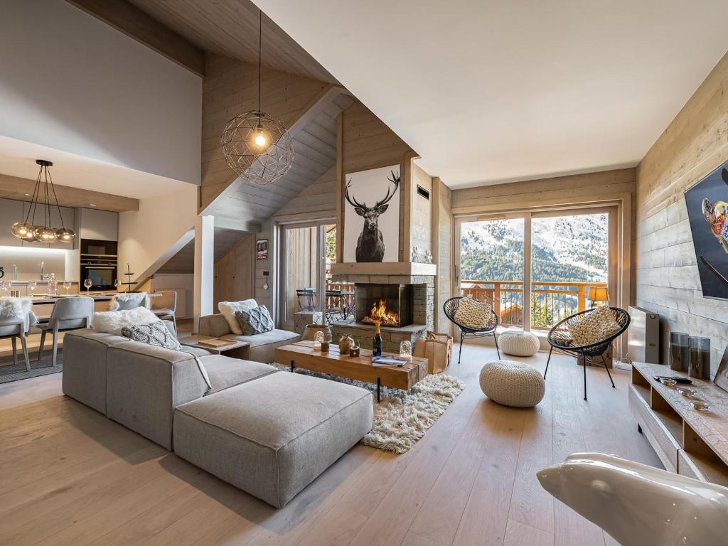 Appartement lumineux pour 6 pers à Méribel avec cheminée - FR-1-565-23 - 1