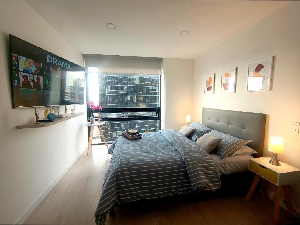 AH/Loft con Alexa, Parking, Gym, Coworking, Usaquén - 1
