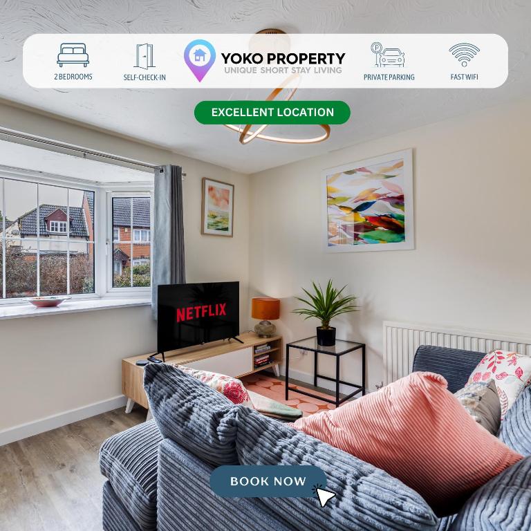 Winslow House - Walking Distance to the High Street - Driveway Parking, Fast WiFi, Smart TV and Self-Check-In by Yoko Property, Buckingham