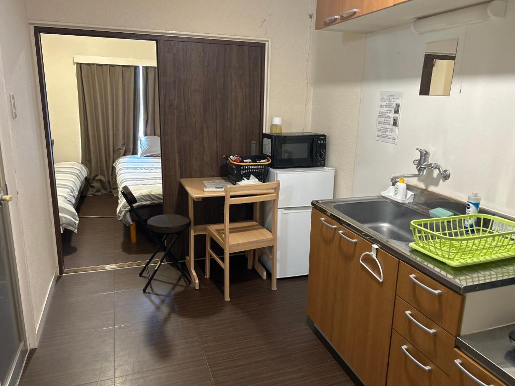 仕事に最適な心斎橋近くのワンルームSOLEIL308, Ósaka