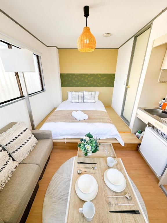Palace Osaka Cozy design 2ppl Condo Shin-Imamiya