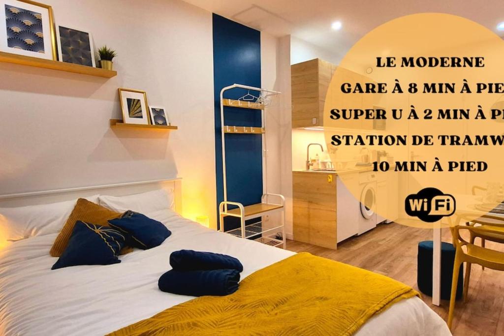 Le Moderne - Wifi - Near train station - 2