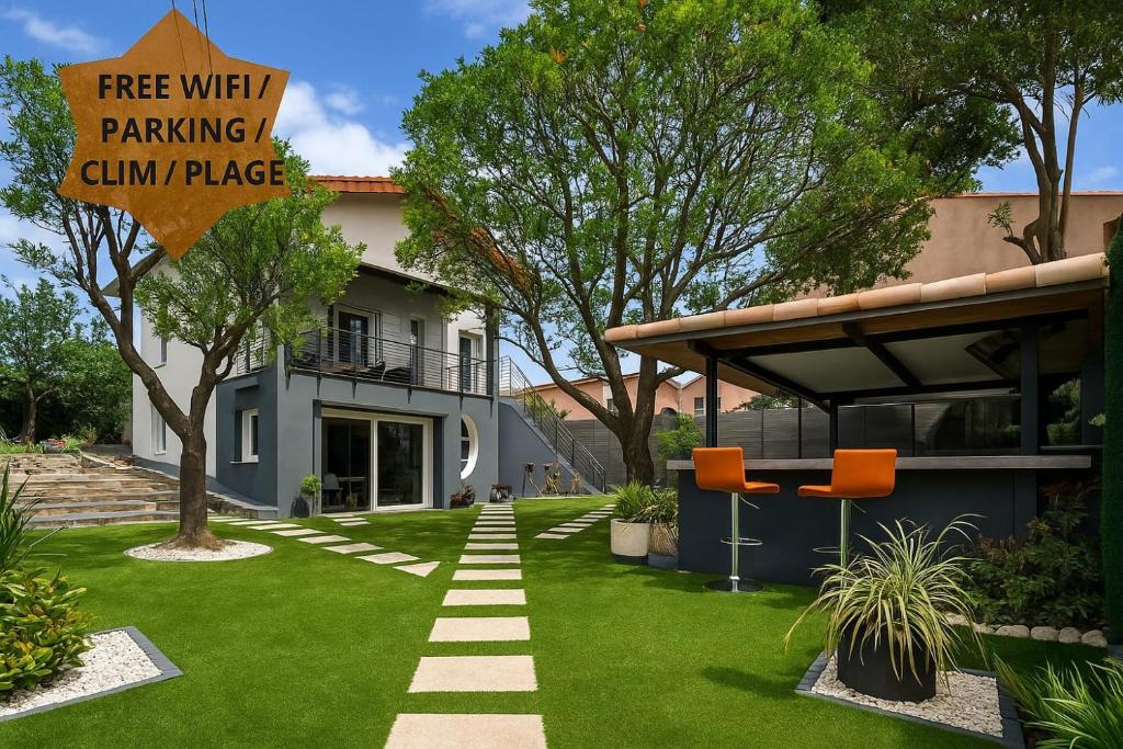 Escapade côtière à 5 min des plages, Cagnes-sur-Mer