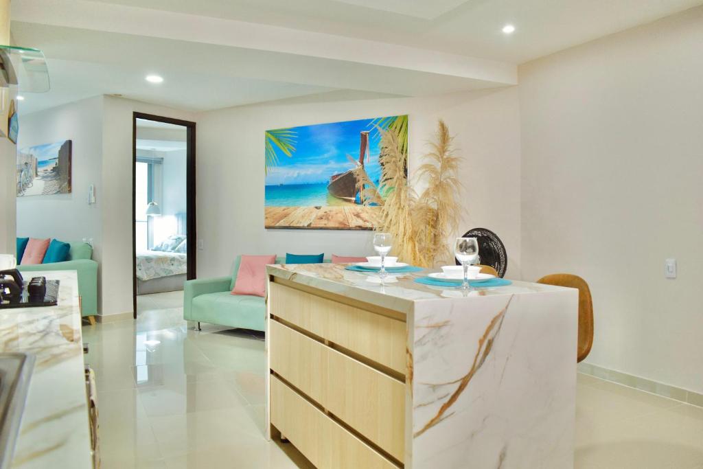 Exclusivo apartamento de lujo frente al mar en Los Morros, con acceso directo y privado a la mejor playa de Cartagena - 3