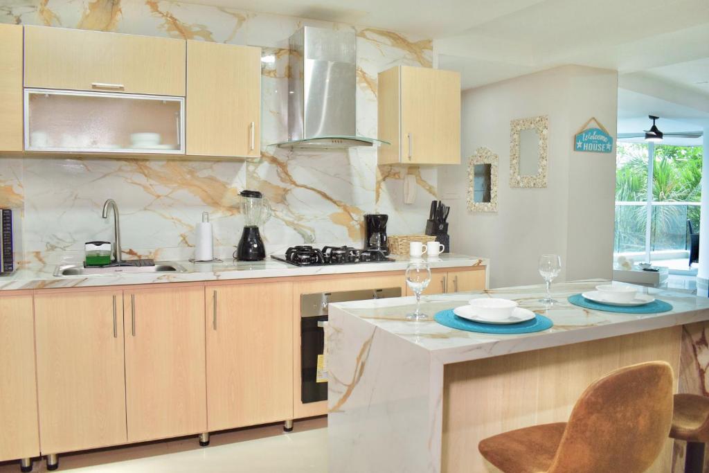 Exclusivo apartamento de lujo frente al mar en Los Morros, con acceso directo y privado a la mejor playa de Cartagena - 4