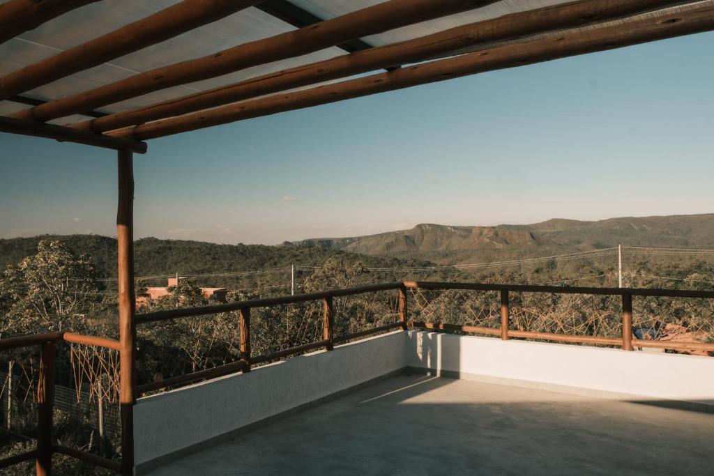 Vila Kairós - 1 Cabana privativa com banheira e 2 suítes independentes - Vista Incrível Cozinha Gourmet Fogueira, Alto Paraíso de Goiás