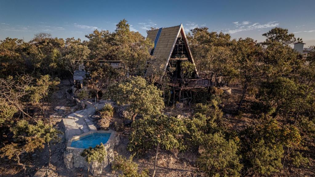 Chalé com vistas do vale encantado, Alto Paraíso de Goiás