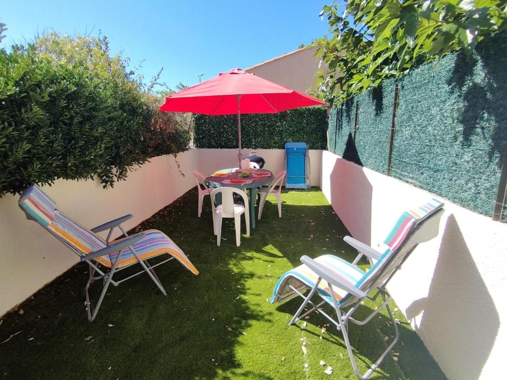 Pavillon Studio - Clim - Proche Plage - Jardin et Parking - 4 Pers - Narbonne Plage - FR-1-795-39 - 4