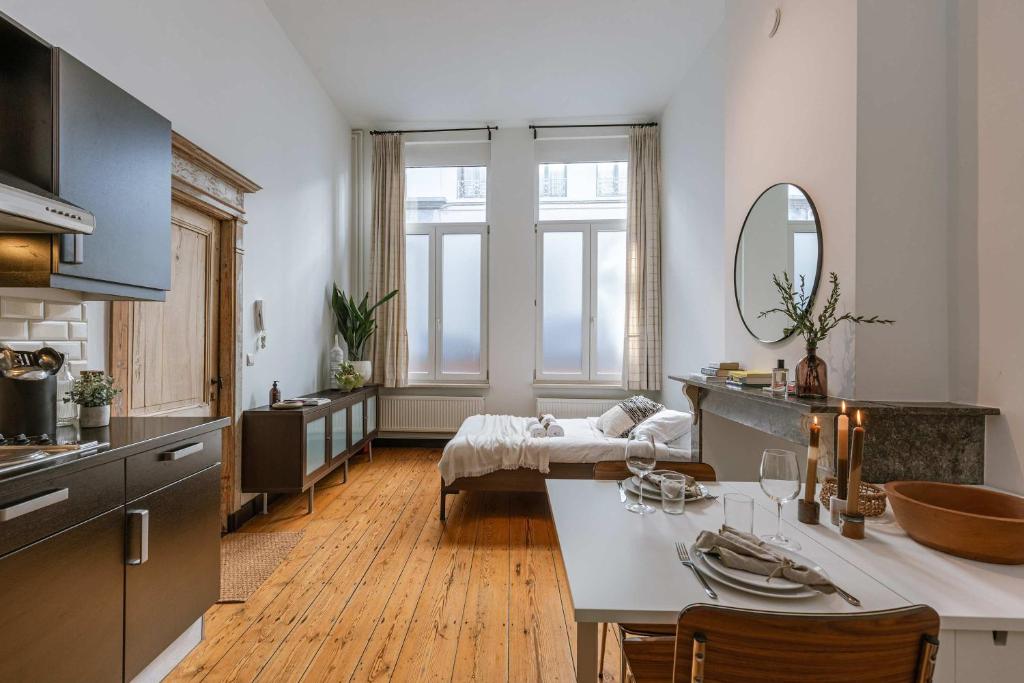 Huswell - Charming studio in the center of Antwerp, Antverpy