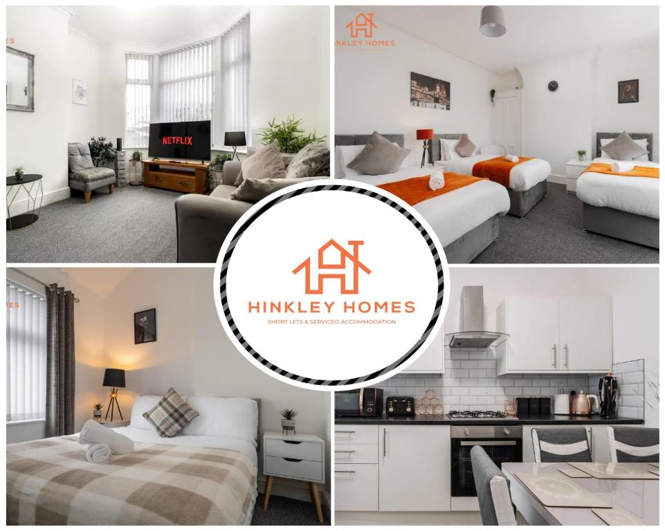 9 Guests, 4 Bedrooms, Modern Comfort in Bootle, Litherland